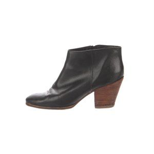 SOLD Rachel Comey Leather Perforated Stacked Heel Boots US 6